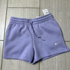 Nike Light Purple Sweat Shorts